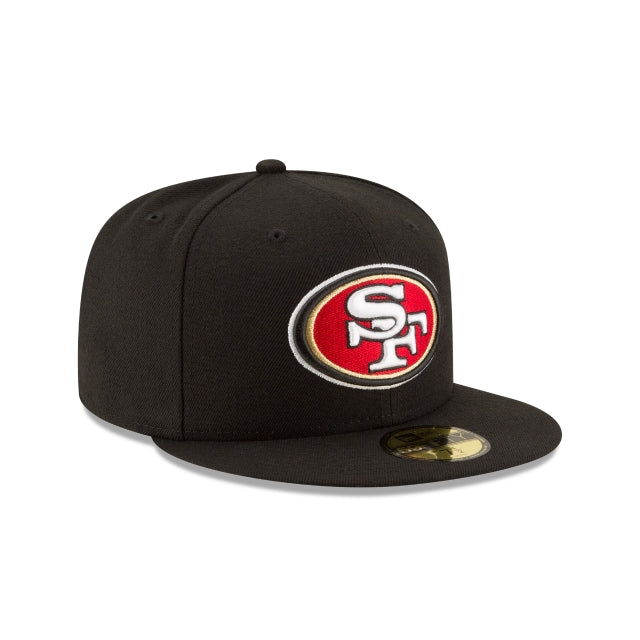 San Francisco 49ers Black 59Fifty Fitted Hat