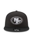 San Francisco 49ers Black On White NFL Basic 9Fifty Snapback