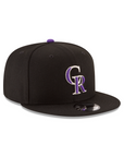 Colorado Rockies Black Team Color 9Fifty Snapback
