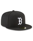Boston Red Sox Black on White 59Fifty Fitted