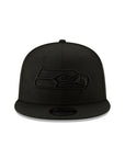 Seattle Seahawks Black on Black NFL Basic 9Fifty Snapback