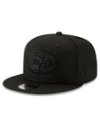 San Franciso 49ers Black on Black NFL 9Fifty Snapback
