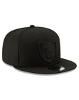 Las Vegas Raiders Black On Black NFL 9Fifty Snapback