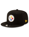 Pittsburgh Steelers Black Team NFL Basic 9Fifty Snapback