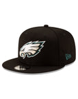 Philadelphia Eagles Black Team NFL Basic 9Fifty Snapback