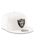 Las Vegas Raiders White NFL 9Fifty Snapback