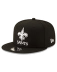 New Orleans Saints Black On White NFL Basic 9Fifty Snapback