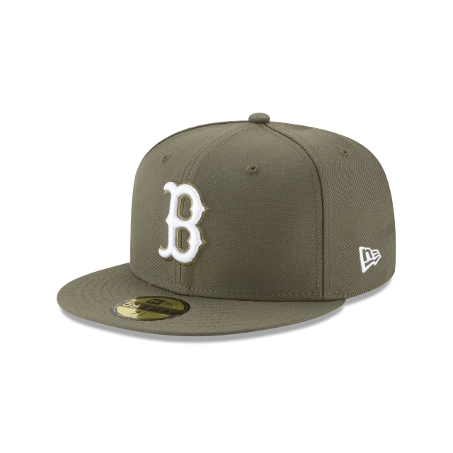 Boston Red Sox New Olive 59Fifty Fitted Hat – CROWN MINDED