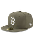 Boston Red Sox New Olive 59Fifty Fitted Hat