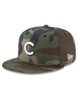 Chicago Cubs Woodland Camo 59Fifty Fitted Hat