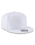 Los Angeles Dodgers White on White 9Fifty Snapback