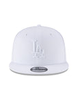 Los Angeles Dodgers White on White 9Fifty Snapback
