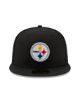 Pittsburgh Steelers Black NFL 59Fifty Fitted