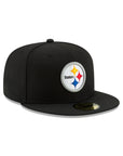 Pittsburgh Steelers Black NFL 59Fifty Fitted
