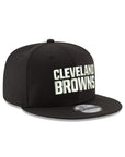 Cleveland Browns Black on White NFL 9Fifty Snapback