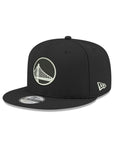 Golden State Warriors Black on White 9Fifty NBA Snapback