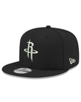 Houston Rockets Black on White 9Fifty NBA Snapback
