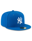 New York Yankees MLB Blue Azure 59Fifty Fitted Hat