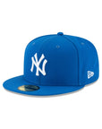 New York Yankees MLB Blue Azure 59Fifty Fitted Hat