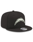 Los Angeles Chargers Black On White NFL 9Fifty Snapback