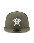 Houston Astros New Olive NOV 59Fifty Fitted