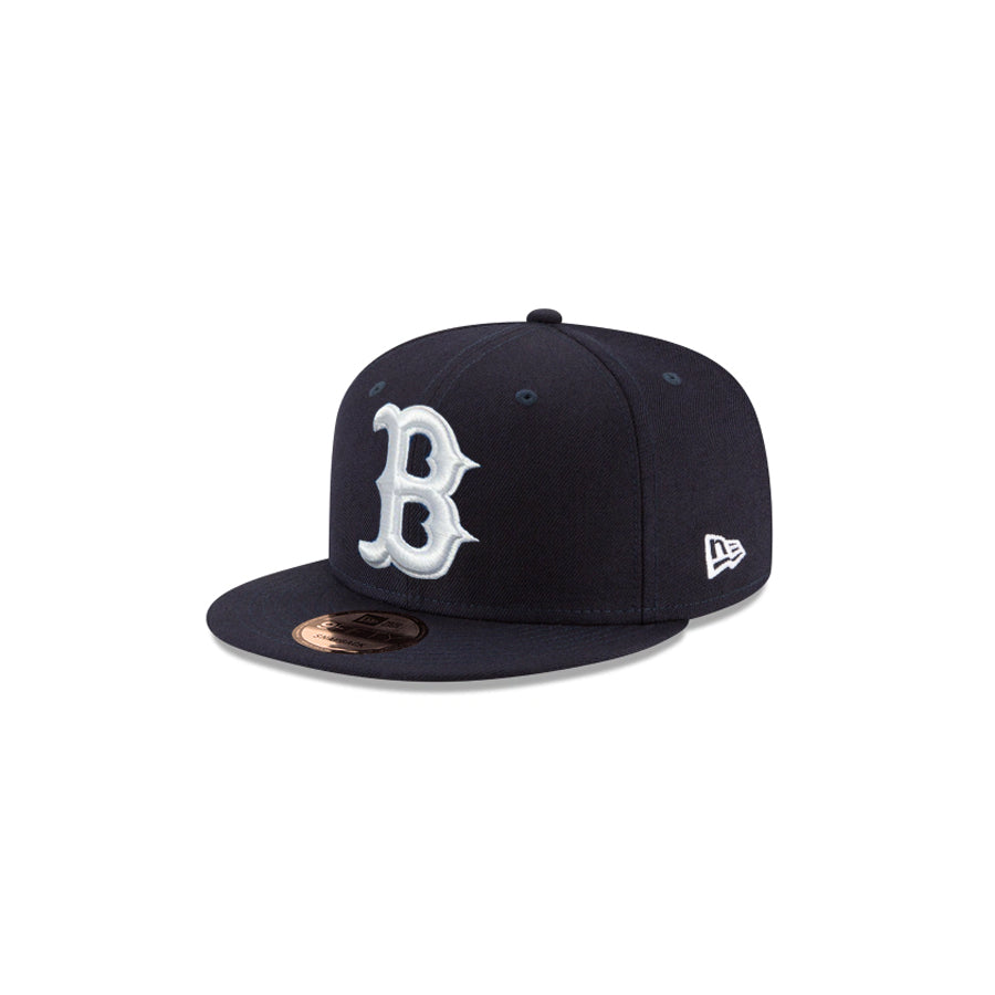 Boston Red Sox Navy on White Logo Grand MLB 9Fifty Snapback