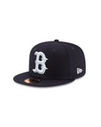 Boston Red Sox Navy on White Logo Grand MLB 9Fifty Snapback