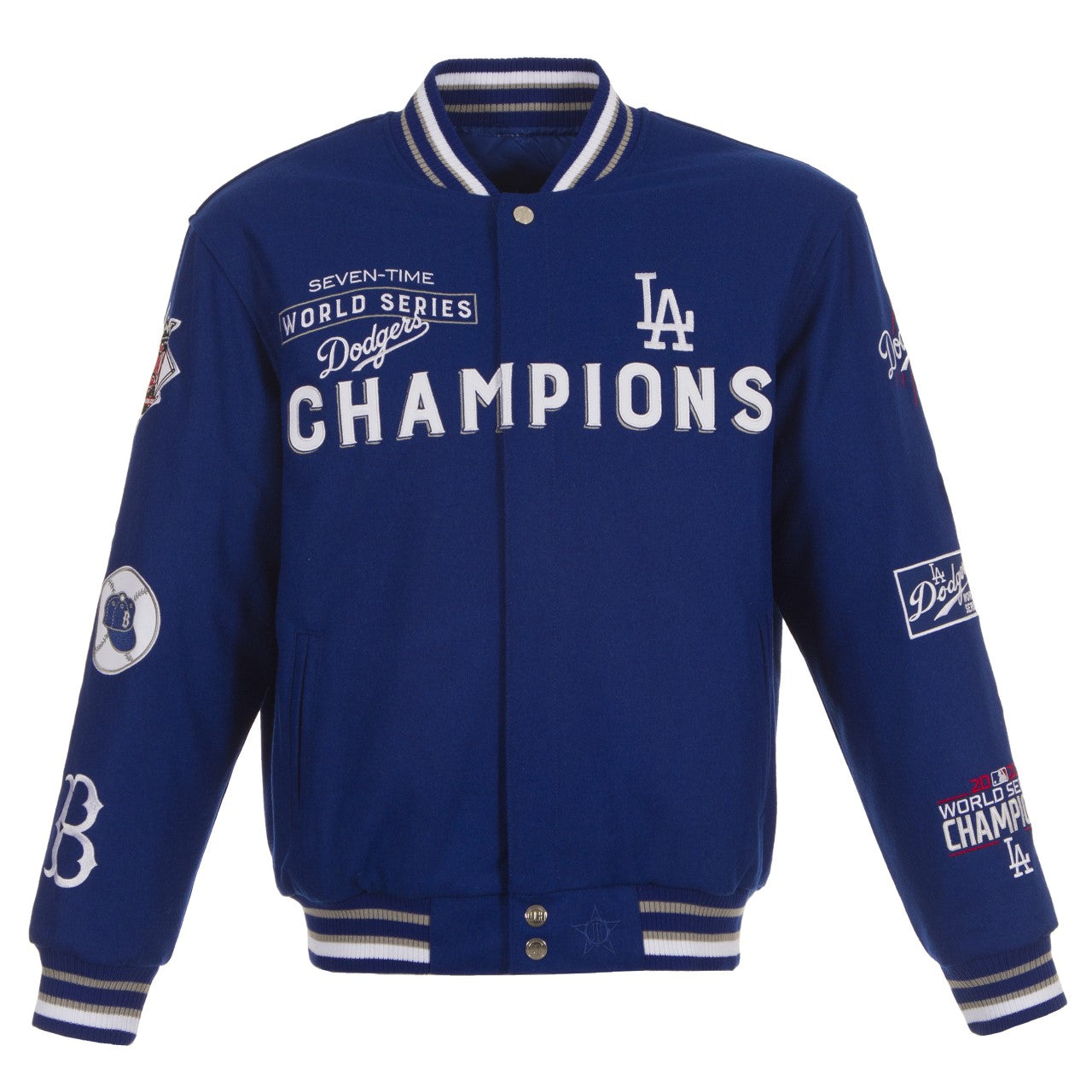 Full-Snap Los Angeles Dodgers Mash Up Jacket - Jackets Masters