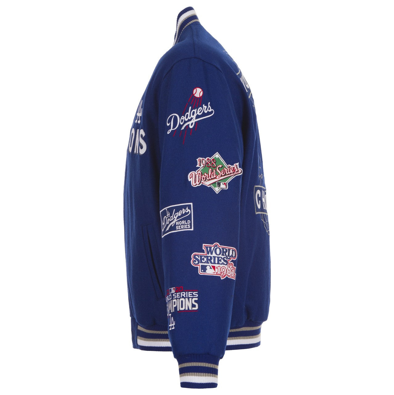 Los Angeles Dodgers 7 Time World Series Champions Reversible Jacket