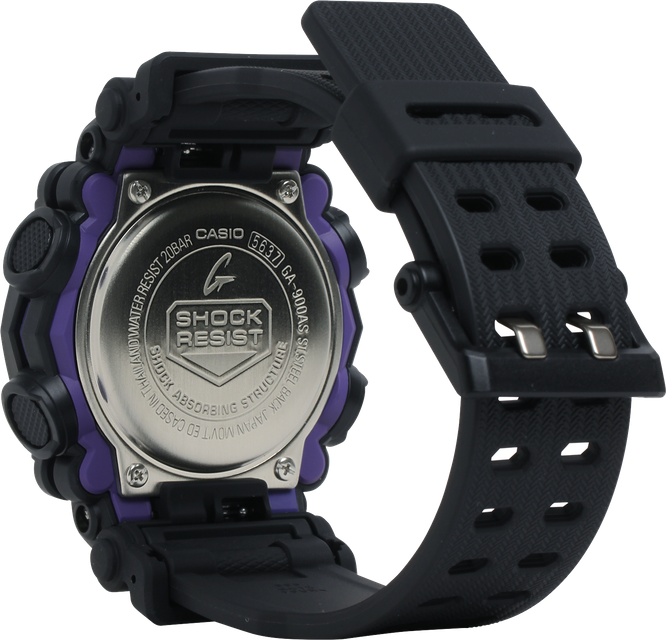 G-SHOCK Garish Color Series Black & Purple Analog-Digital Men's