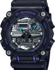 G-SHOCK Garish Color Series Black & Purple Analog-Digital Men's Watch
