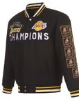 Los Angeles Lakers 17 Time NBA Finals Champions Reversible Jacket
