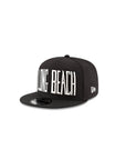 Long Beach Caps Block Black White 9Fifty Snapback