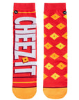 OddSox Cheez It Crackers Socks