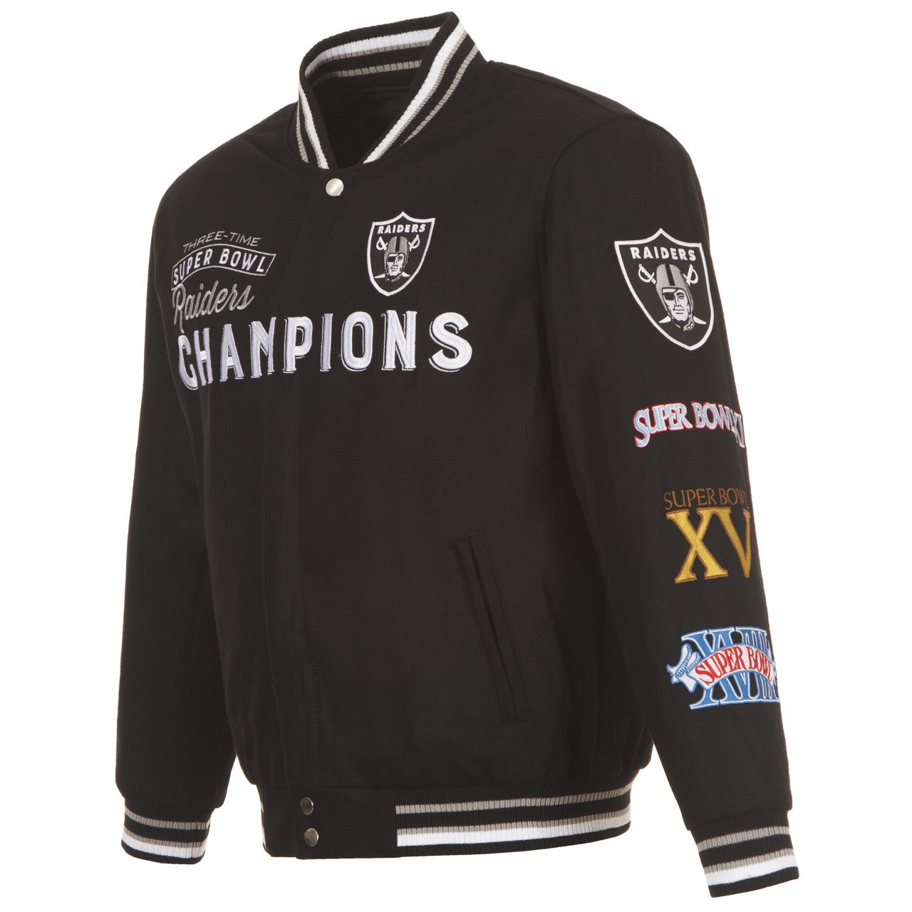 Las Vegas Raiders 3 Time Super Bowl Champions Reversible