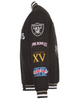Las Vegas Raiders 3 Time Super Bowl Champions Reversible Jacket