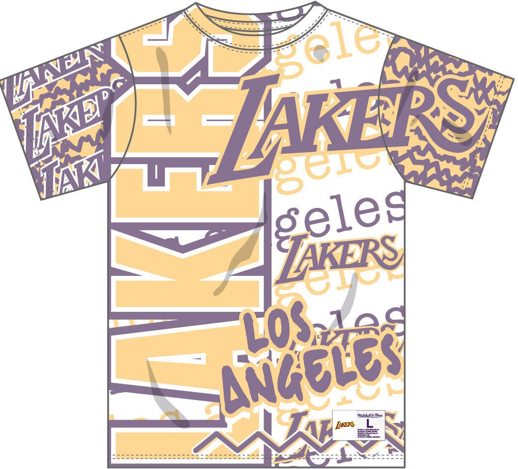 Los Angeles Lakers Jumbotron Sublimated Short Sleeve Tee