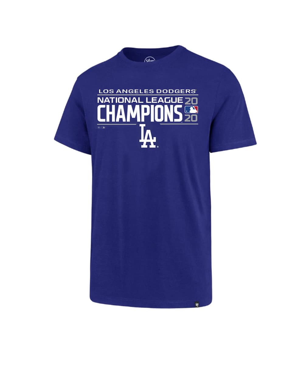 '47 BRAND LOS ANGELES DODGERS NATIONAL LEAGUE CHAMPIONS 2020 SUPER RIVAL TEE