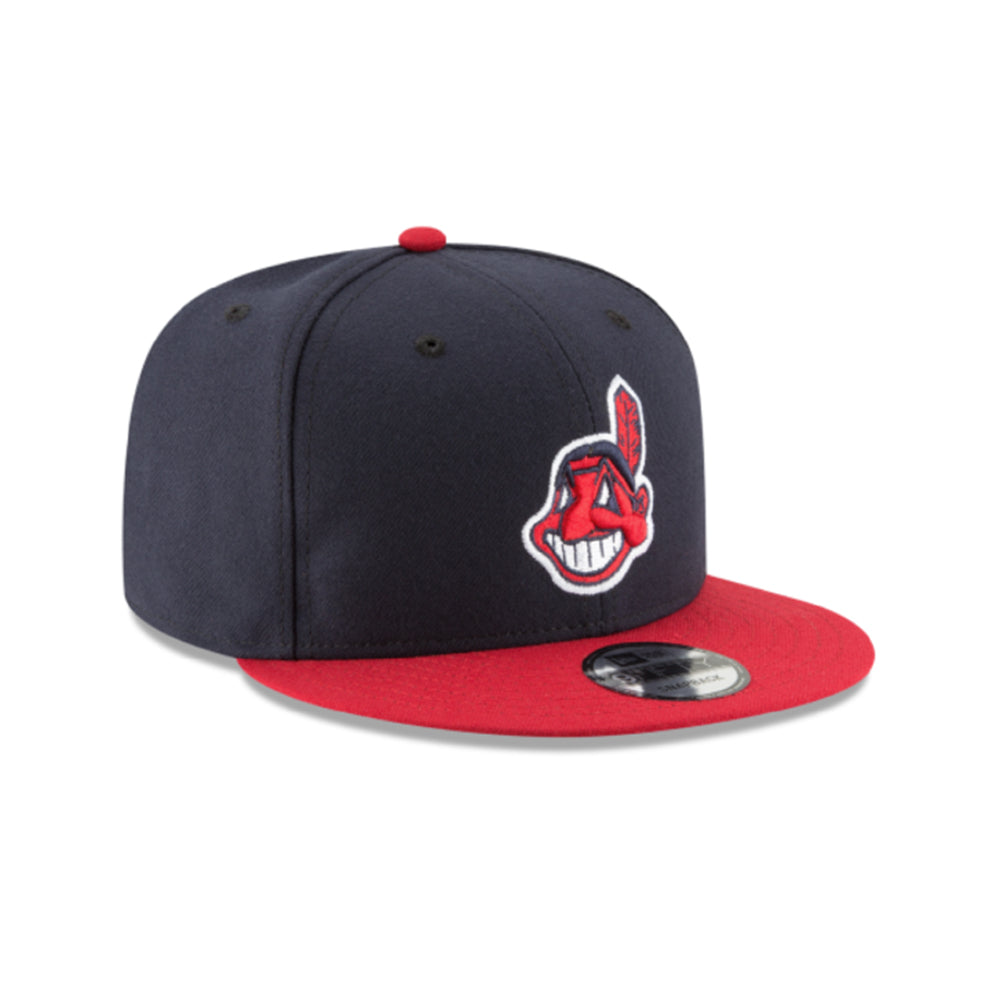 KTZ Cleveland Indians C-dub 9fifty Snapback Cap in Blue for Men