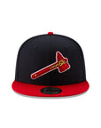 Atlanta Braves Alternate Navy Scarlet 2 Tone 9Fifty Snapback