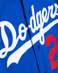 Mitchell & Ness Authentic Tommy Lasorda Los Angeles Dodgers 1995 Button Front Jersey