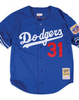 Mitchell & Ness Authentic Mike Piazza Los Angeles Dodgers 1997 Button Front Jersey