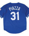 Mitchell & Ness Authentic Mike Piazza Los Angeles Dodgers 1997 Button Front Jersey