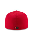 Los Angeles Angels of Anaheim Scarlet Red on Black 59Fifty Fitted