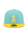 Los Angeles Angels of Anaheim Mint Lemon 2 Tone 59Fifty Fitted