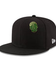 CrownMinded Oakland Athletics Skull Green Gold Cap Pin
