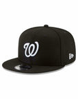 Washington Nationals Black on White MLB Basic 9Fifty Snapback