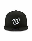 Washington Nationals Black on White MLB Basic 9Fifty Snapback