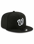 Washington Nationals Black on White MLB Basic 9Fifty Snapback