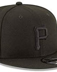Pittsburgh Pirates Black on Black MLB Basic 9Fifty Snapback